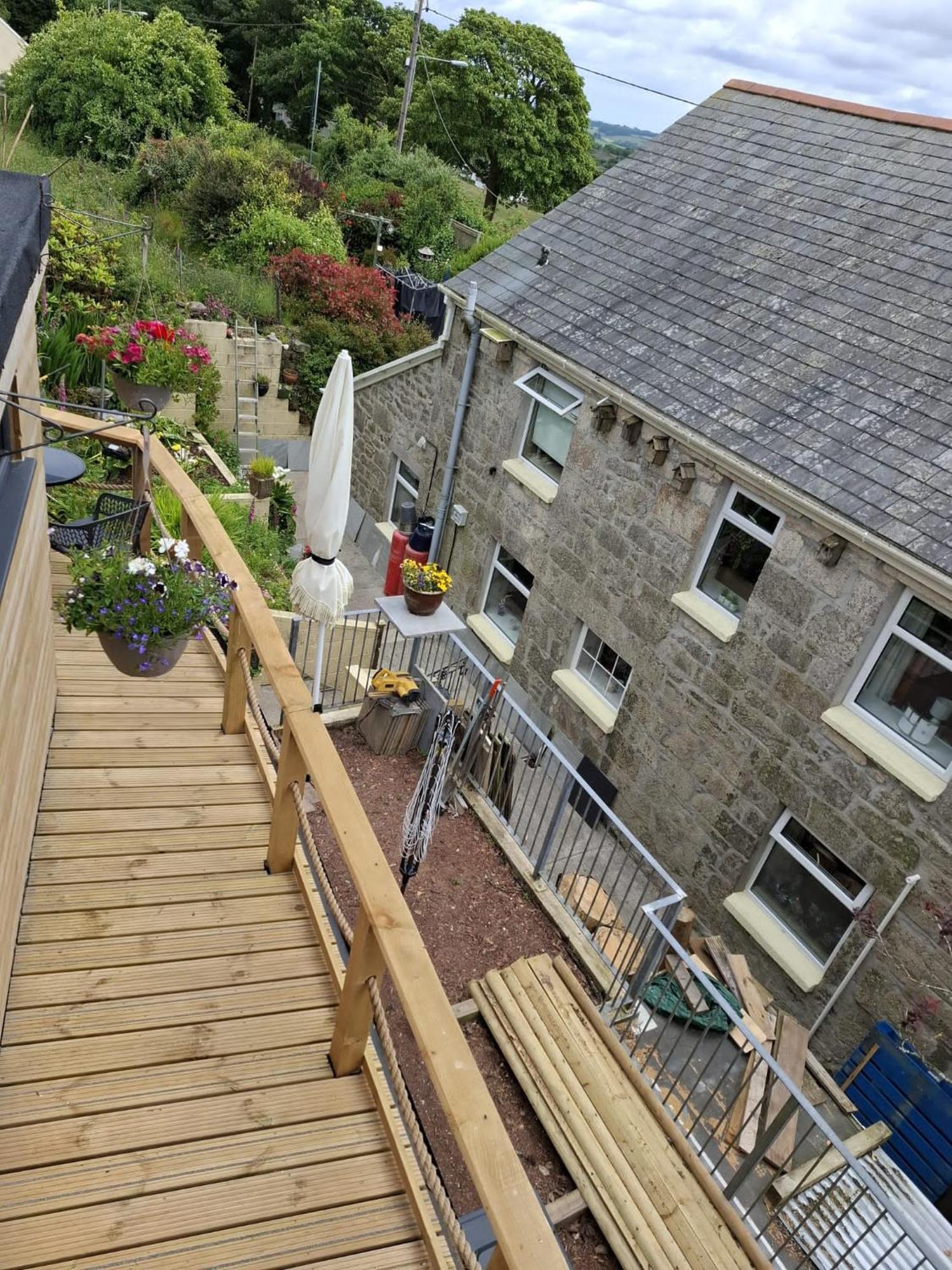 Cosy Cornish Cabin 圣奥斯特尔 外观 照片